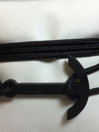 Rope Modern Anchor Noir Bracelet by Miansai