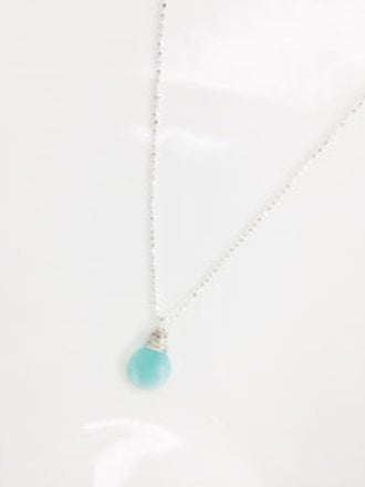 Sterling Silver Peruvian Opal Necklaces