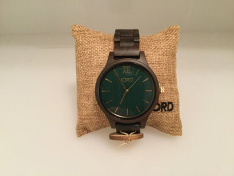 Frankie Dark Sandalwood Emerald JORD Watch