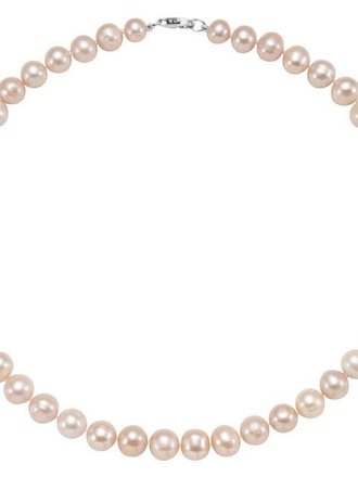 Sterling Silver Pink Freshwater Cultured Pearl 18-inch Necklace