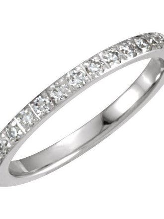 14KW 1/3 CTW Diamond Anniversary Band Size 7