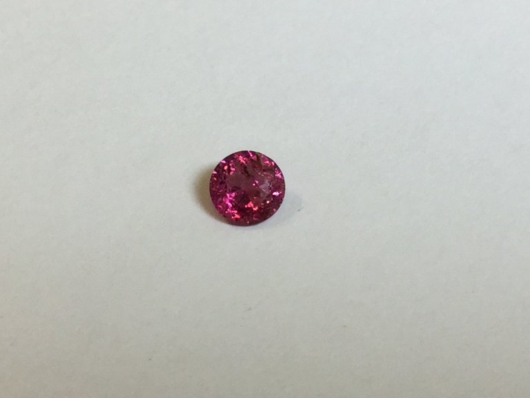 Tourmaline .41 ct. Pink 5mm round gemstone