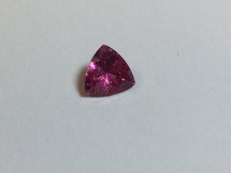 Tourmaline..70 ct Pink 6mm Trillion gemstone