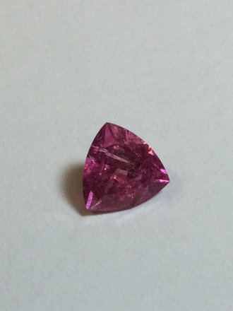 Tourmaline.1.14 ct Pink 7mm Trillion gemstone
