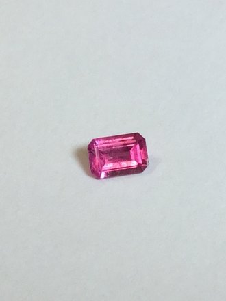 Tourmaline .51 ct Pink 6 x 4mm octagon gemstone