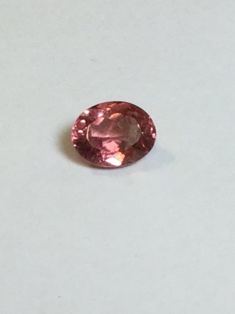 2.04 ct Tourmaline Pink 9 x 7 oval gemstone