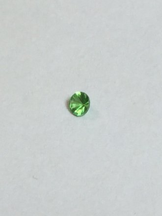 2.2mm .07 ct round Tsavorite garnet gemstones