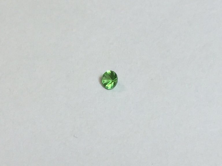 2.2mm .07 ct round Tsavorite garnet gemstones