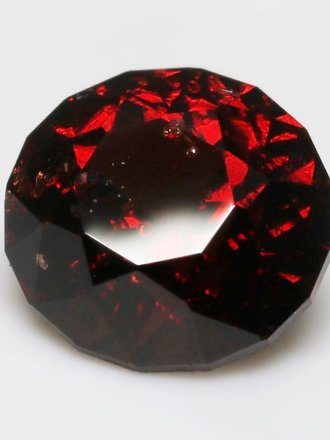 1.36ct round Red Orissa Rhodolite Garnet Gemstone 1.36ct round Red Orissa Rhodolite Garnet Gemstone