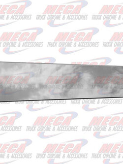 VALLEY CHROME BUMPER UNIV 22'' BOXED PLAIN (NO HOLES)