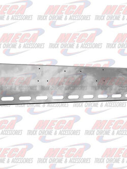 VALLEY CHROME BUMPER PB 379 22'' BOXED W/ 9-OVAL LGT HLS