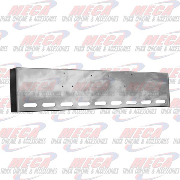 VALLEY CHROME BUMPER PB 379 22'' BOXED W/ 9-OVAL LGT HLS