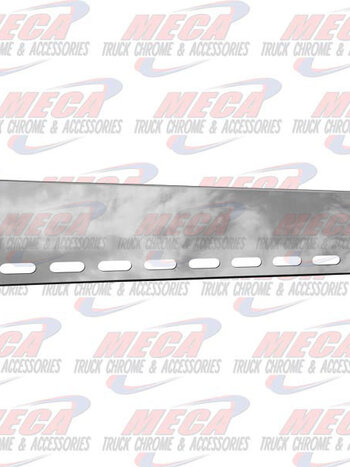 VALLEY CHROME BUMPER UNIV 18'' BOXED W/ 9 OVAL LT HOLES BLIND MOU