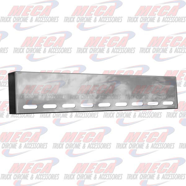 VALLEY CHROME BUMPER UNIV 18'' BOXED W/ 9 OVAL LT HOLES BLIND MOU