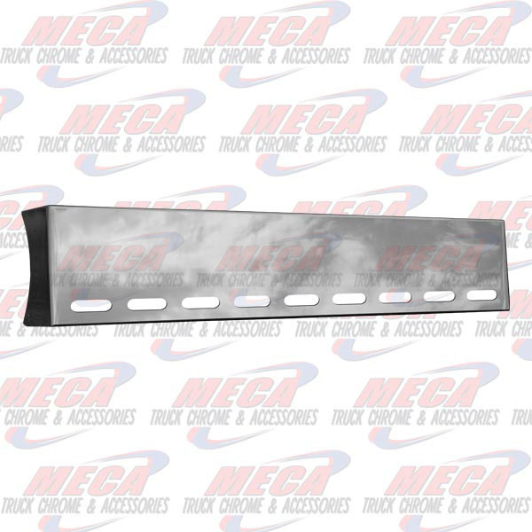 VALLEY CHROME BUMPER UNIV 18'' CONTOUR W/ 9 OVAL LT HLS