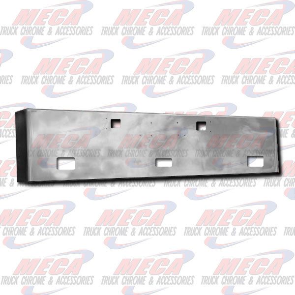 VALLEY CHROME BUMPER KW W900L 20'' BOXED W/ TOW, FOG & STEP HLS