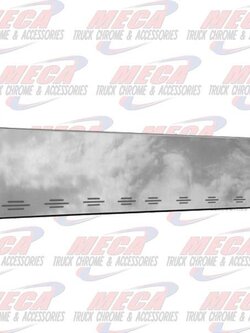 VALLEY CHROME BUMPER UNIV 22'' BOXED W/ 9 BB LIGHTS BLIND MOUNT