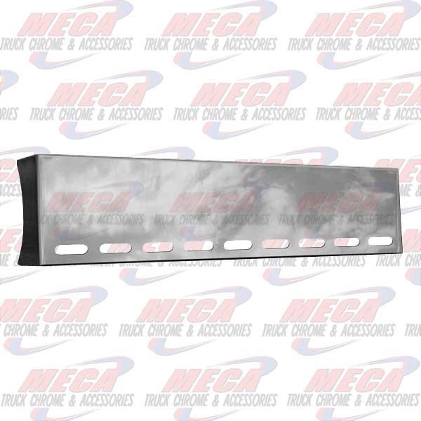 VALLEY CHROME BUMPER UNIV 20'' CONTOUR W/ 9 OVAL LHT HLS BLIND MO