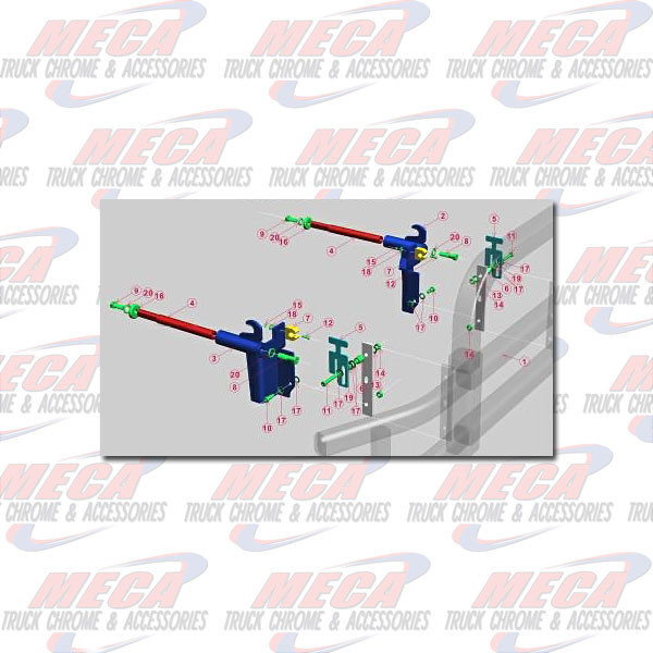 ** Discontinued ** BUMPER GUARD BRACKET VOLVO