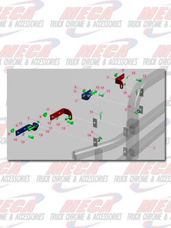** Discontinued ** BUMPER GUARD BRACKET FREIGHTLINER CASCADIA