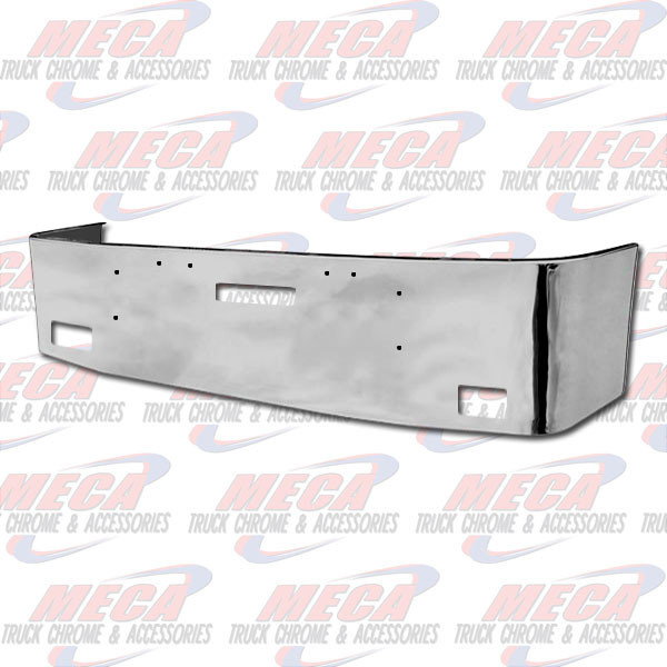 VALLEY CHROME BUMPER FL FLD 18'' SS FOG & TOW HOLE