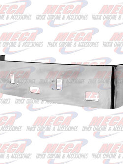 VALLEY CHROME BUMPER FL CENTURY 1996-2004 20'' S/S TOW FOG STEP BRACKETS INCLUDED