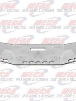 VALLEY CHROME BUMPER FL FLD S/S SETFWD 18'' TOW & 9 OVAL HOLES