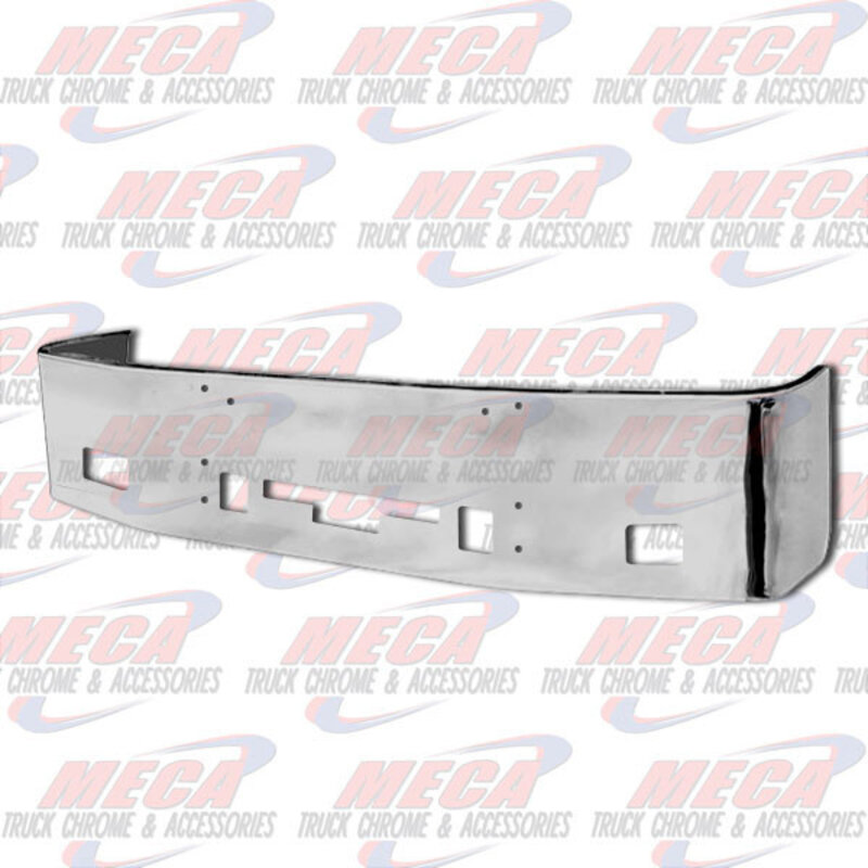 VALLEY CHROME BUMPER 20'' CENTURY 2005-2007 & COLUMBIA 1999-2007 S/S FOG TOW STEP AIR VENT, BRACKETS INCLUDED