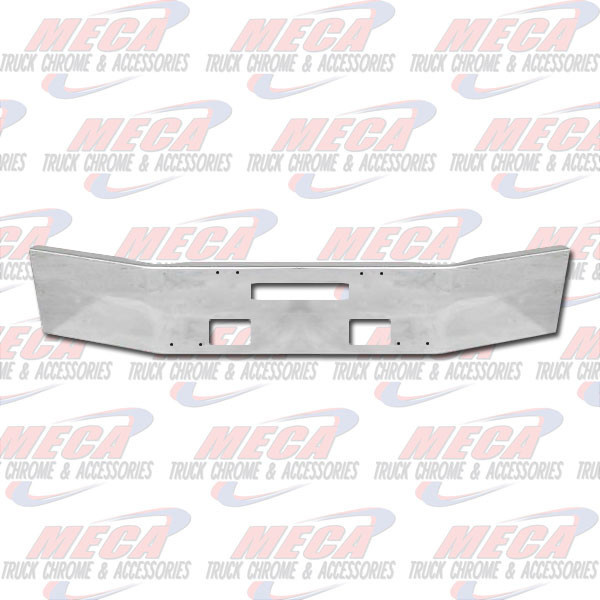 VALLEY CHROME BUMPER 12" FL 120 W/ 6'' BREAK BACK TOW, FOG 92'' LONG