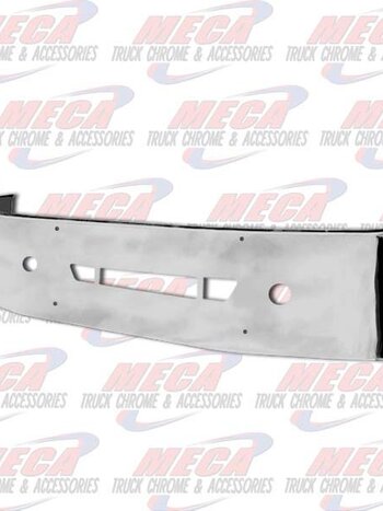 VALLEY CHROME BUMPER FL CENTURY & COLUMBIA 20'' S/S 2008+ TOW, FOG, replaces stainless clad oem bumpers only, brackets included