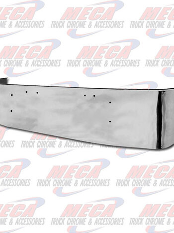 VALLEY CHROME BUMPER FL FLD 18'' SS W/ 2 BB LTS & 2 OVAL HLS