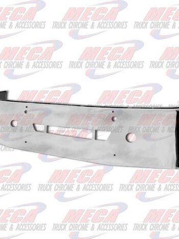 VALLEY CHROME BUMPER FL COLUMBIA 20'' S/S 2008+ TOW FOG AIR, replaces steel center w/ plastic ends oem bumper, brackets included