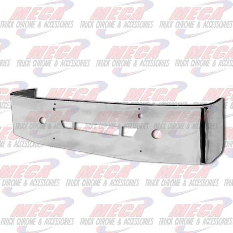 VALLEY CHROME BUMPER FL COLUMBIA 20'' S/S 2008+ TOW FOG AIR, replaces steel center w/ plastic ends oem bumper, brackets included