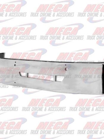 VALLEY CHROME BUMPER FL COLUMBIA 18'' S/S 2008+ TOW FOG AIR, replaces steel center w/ plastic ends oem bumper, brackets included.