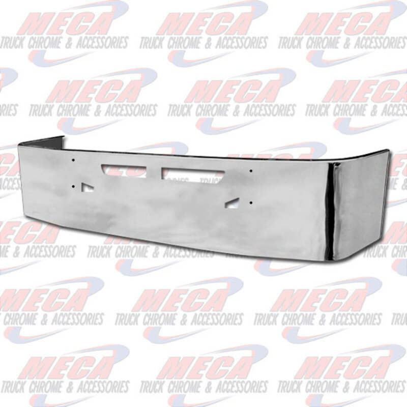 VALLEY CHROME BUMPER KW T660 20'' S/S TOW HOLE & VENT HOLE