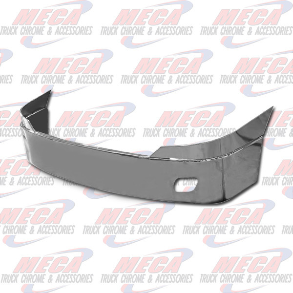 VALLEY CHROME BUMPER FL CASCADIA 18'' S/S W/ FOG REPLACES ORIG SS