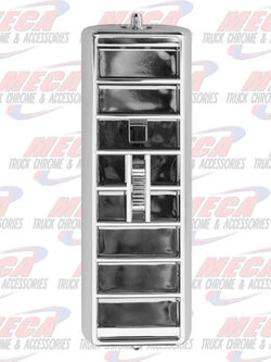 A/C VENT FL CLASSIC FLD120 THIN CHROME