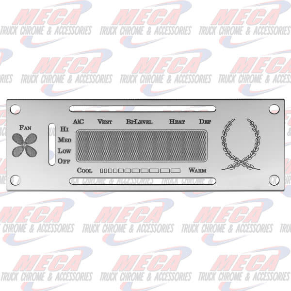 A/C CONTROL PLATE KENWORTH W/O RECICLE HOLE