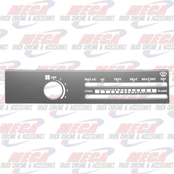 A/C CONTROL PLATE FREIGHTLINER W/O RECICLE HOLE
