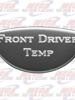 GAUGE PLATE KW FRONT DRIV DRIVER TEMP EMBLEM