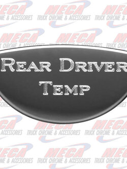 GAUGE PLATE KW REAR DRIVE DRIVER TEMP EMBLEM