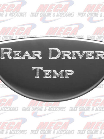 GAUGE PLATE KW REAR DRIVE DRIVER TEMP EMBLEM