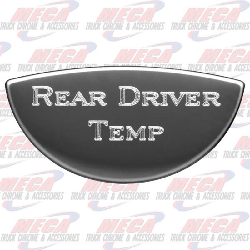 GAUGE PLATE KW REAR DRIVE DRIVER TEMP EMBLEM