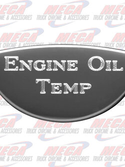 GAUGE PLATE KW ENG OIL TEMP EMBLEM
