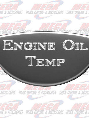 GAUGE PLATE KW ENG OIL TEMP EMBLEM