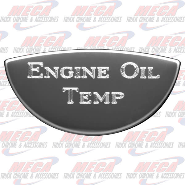 GAUGE PLATE KW ENG OIL TEMP EMBLEM