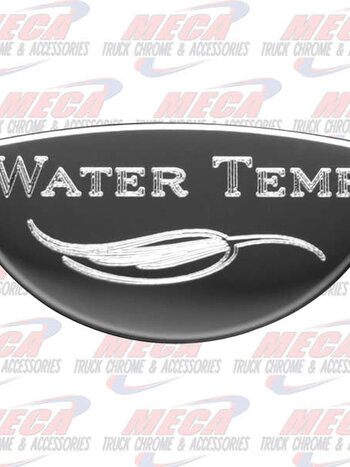 GAUGE PLATE KW WATER TEMP HALF MOON EMBLEM