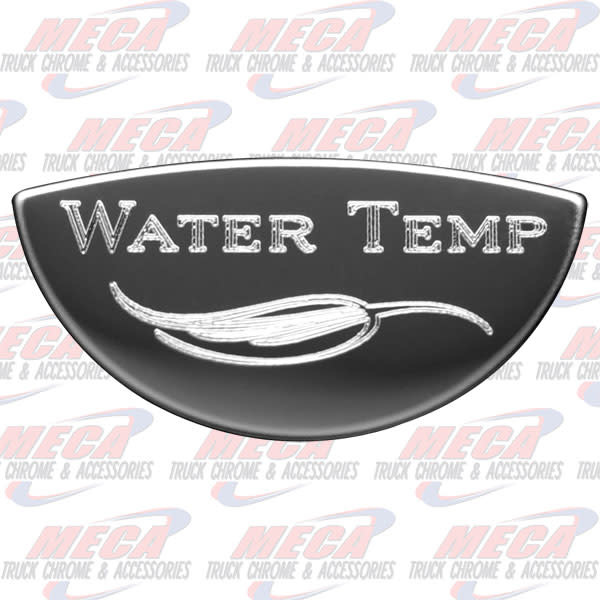 GAUGE PLATE KW WATER TEMP HALF MOON EMBLEM
