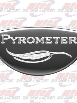 GAUGE PLATE KW PYROMETER SMALL EMBLEM