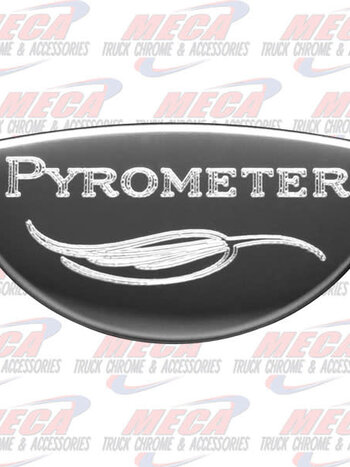 GAUGE PLATE KW PYROMETER SMALL EMBLEM